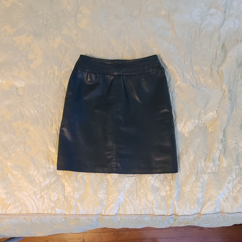 BB Dakota leather skirt